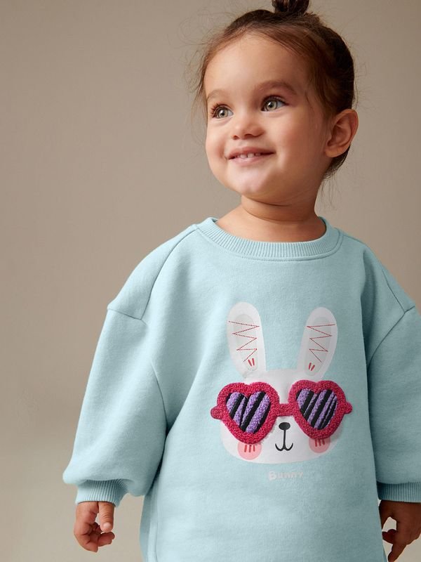 Kids Toddler Girls Spring Autumn Casual Cute Cartoon Fleece Long Sleeve Sweatshirts Pants Sets